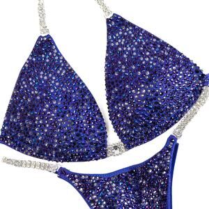 Competition Bikini. Violet Storm Radiance.Medium Molded/Pro.